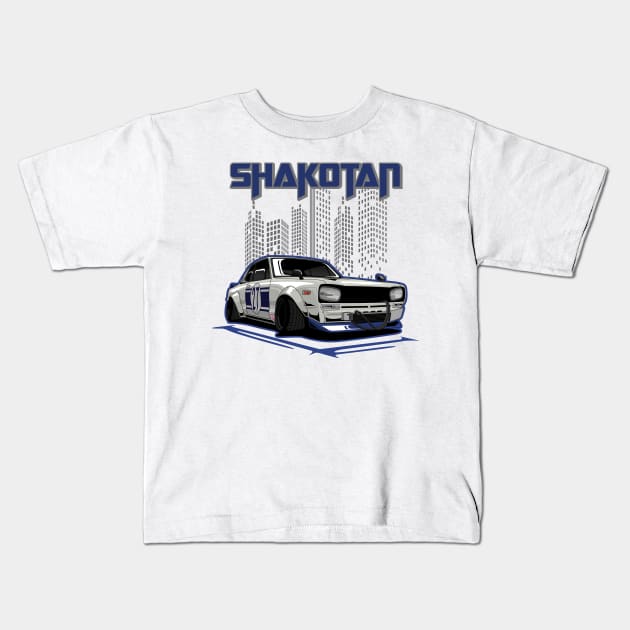 Nissan Skyline Hakosuka Kids T-Shirt by JDM Boyz